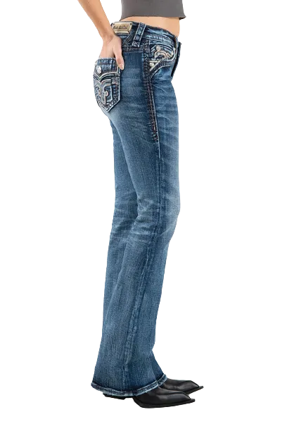 Rock Revival Women's Mandell B202 Boot Cut Jean