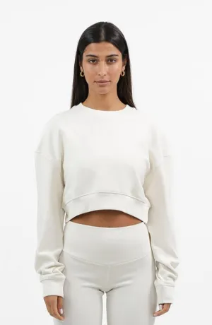 S2J032MI Oversized cropped sweatshirt