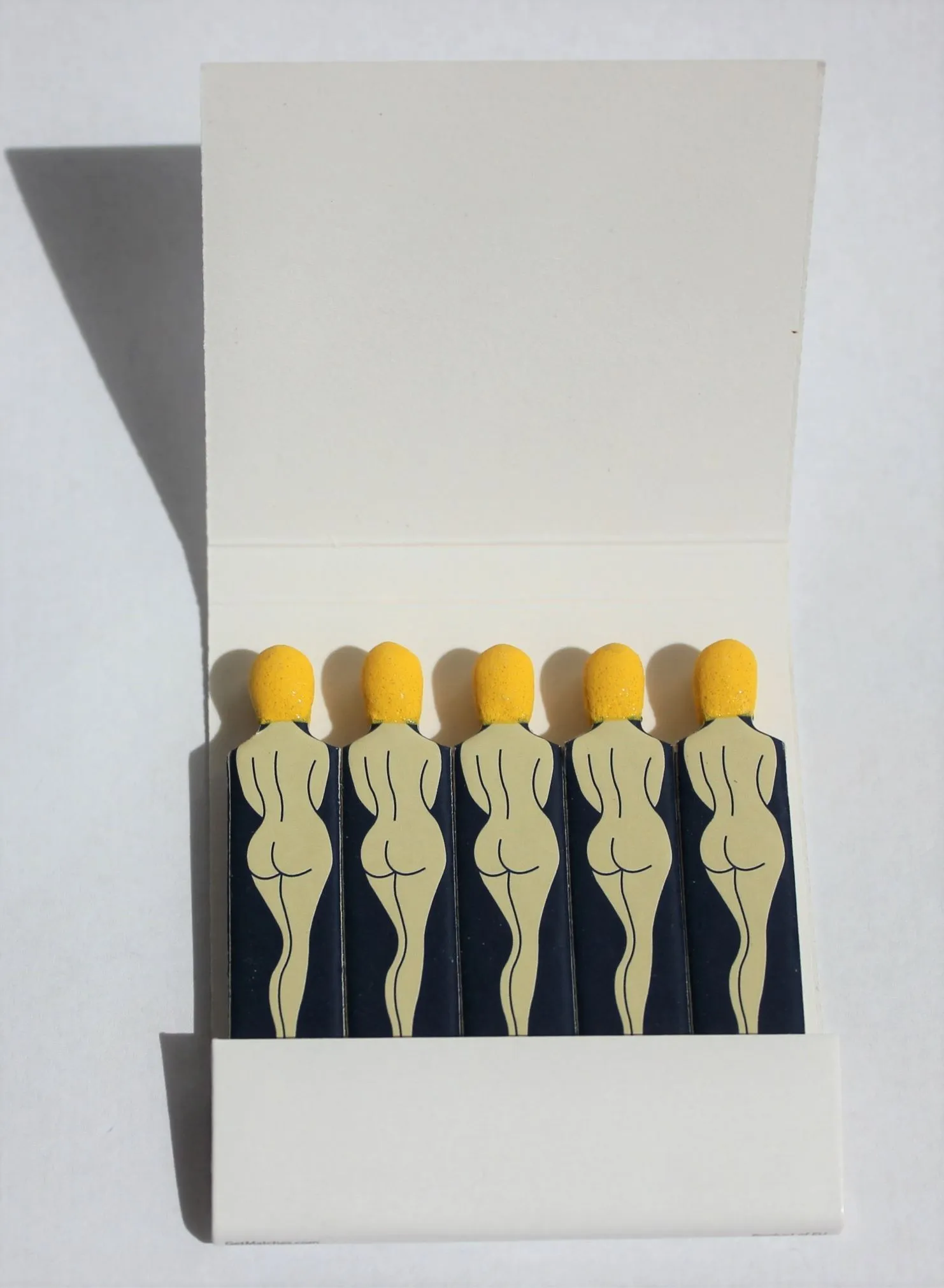 Signature Yellow #SendNudes Matches 3 pack