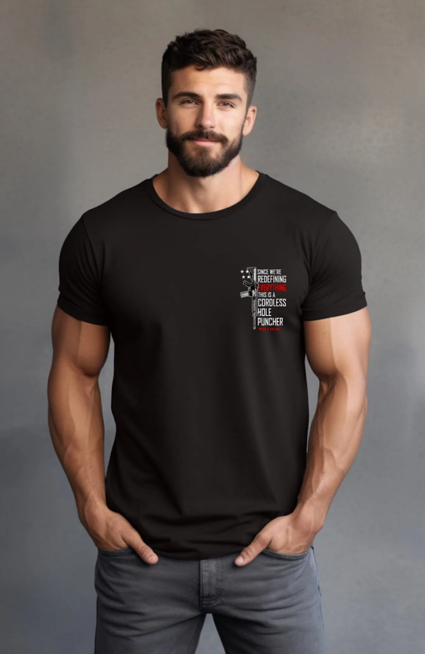 Simple Cordless Hole Puncher T-shirt