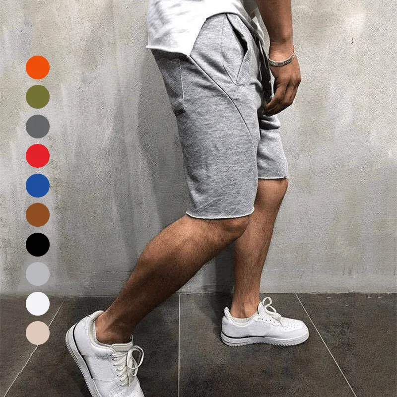 Solid Color Breathable Summer Sports Shorts