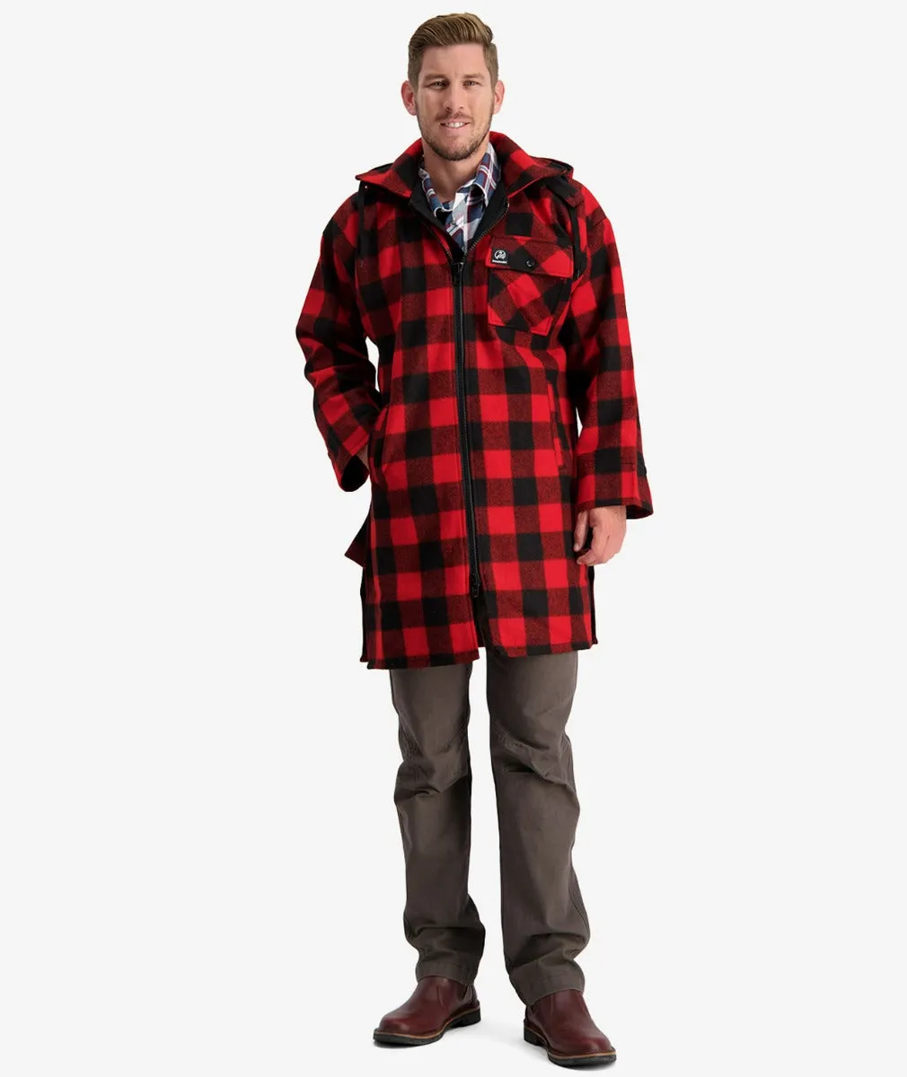 Swanndri Men's Mosgiel Wool Bushshirt with Zip-up Front