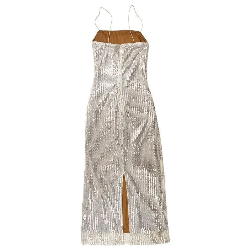 Tania Metallic Sparkle Dress