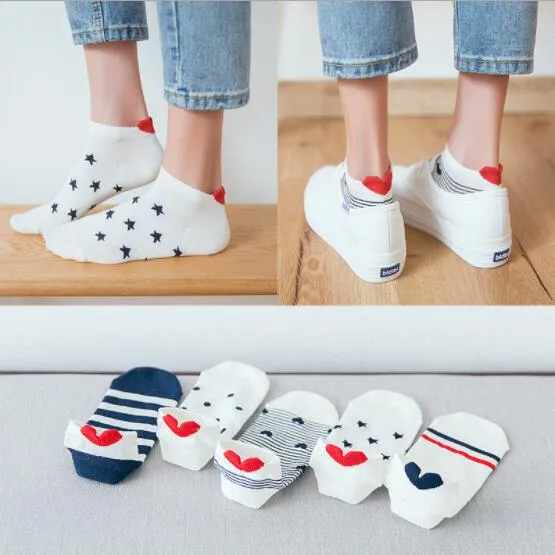 TEEK - Love On Top Socks | 5 pairs