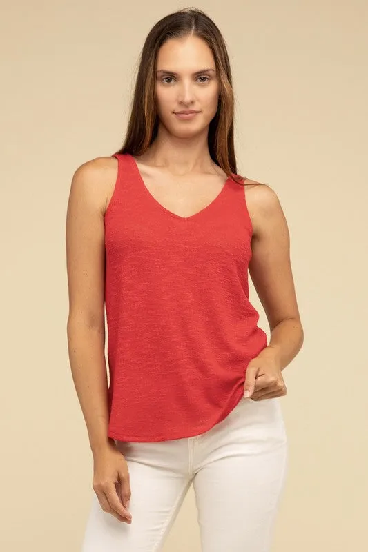 V Neck Cami Tank *Online Only*