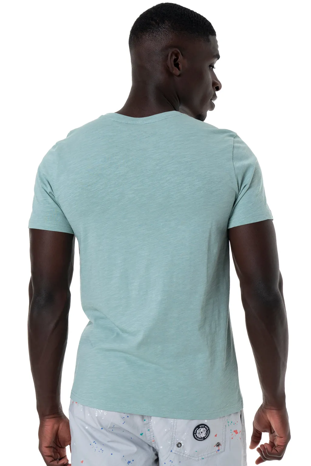 V-Neck T-Shirt _ 141368 _ Sage