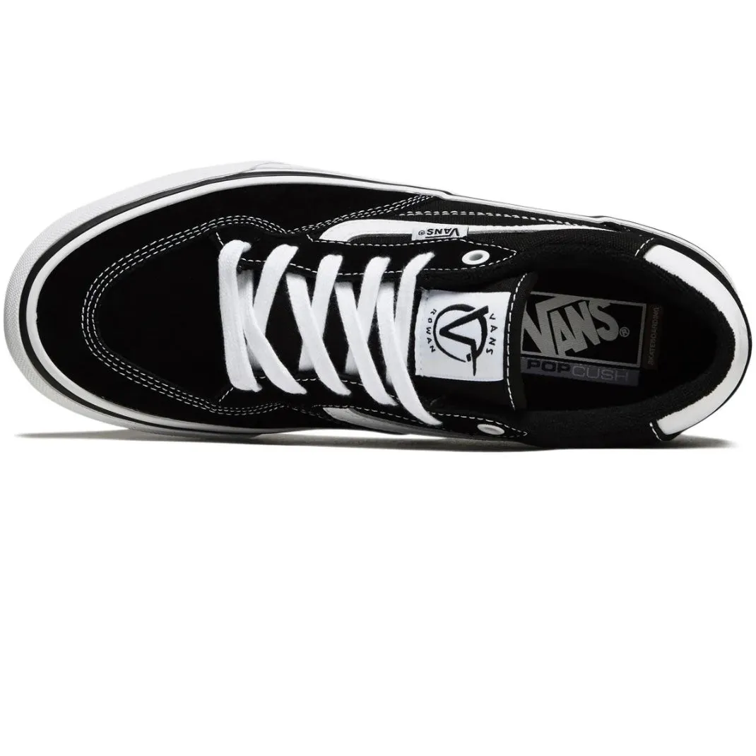 VANS ROWAN SHOE BLACK/WHITE