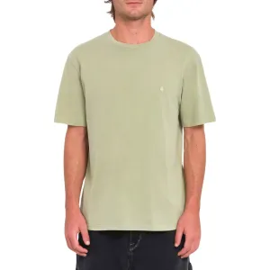 Volcom Solid Stone Embroidered T-Shirt - Green Tea