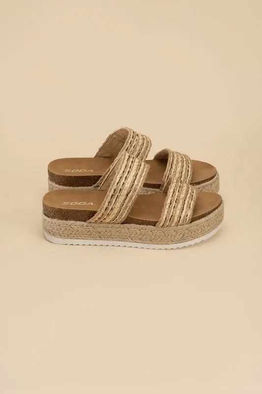 West Espadrille Slides