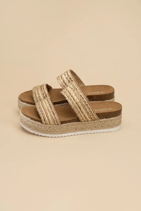 West Espadrille Slides