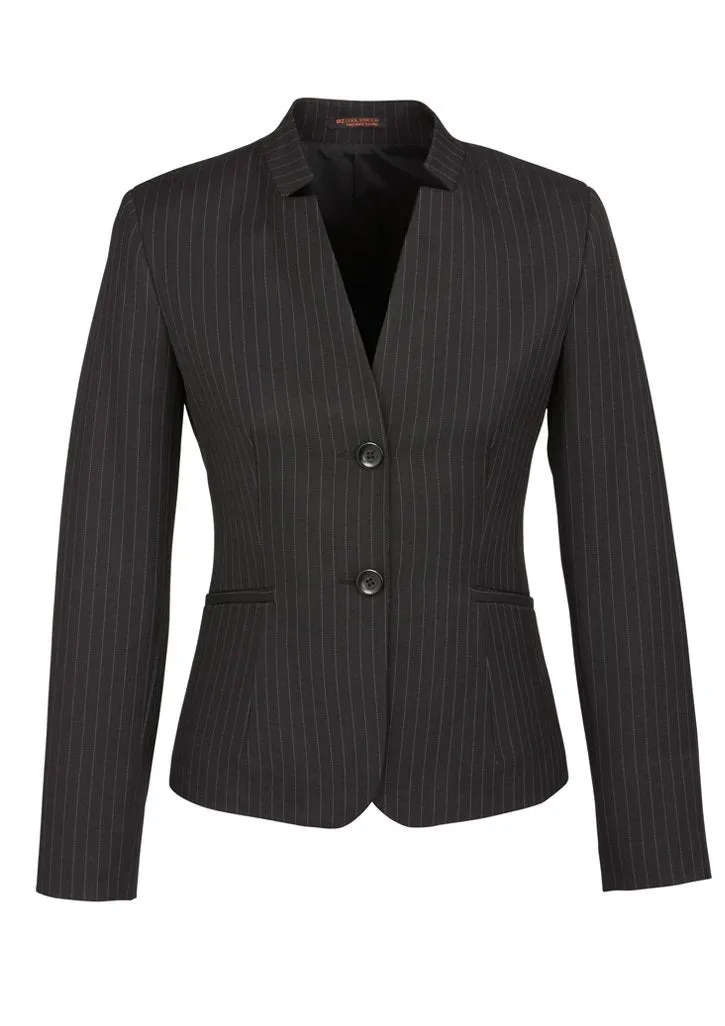 Womens Short Jacket with Reverse Lapel