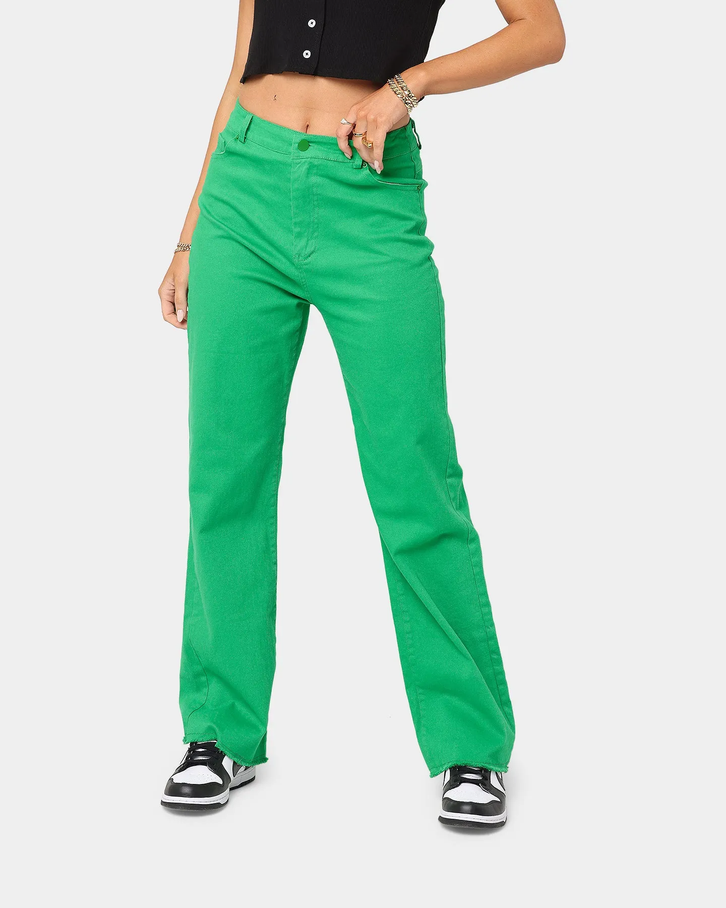 XXIII Women's Retro Green Pants Green