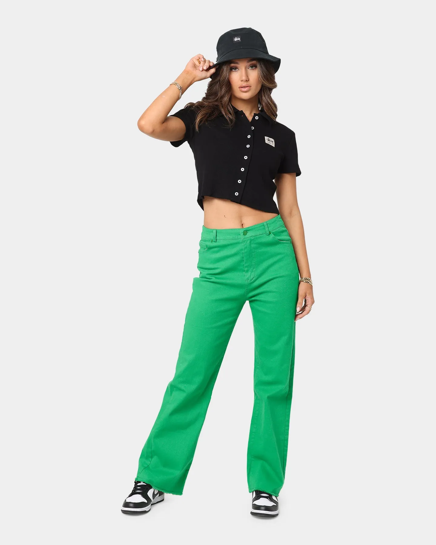 XXIII Women's Retro Green Pants Green