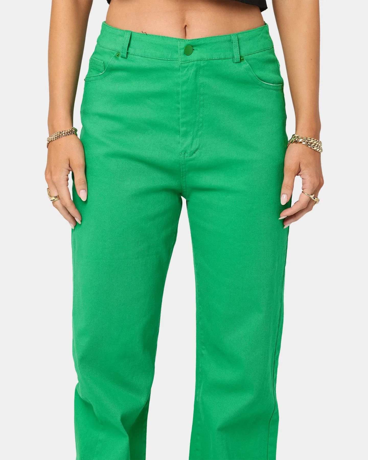 XXIII Women's Retro Green Pants Green