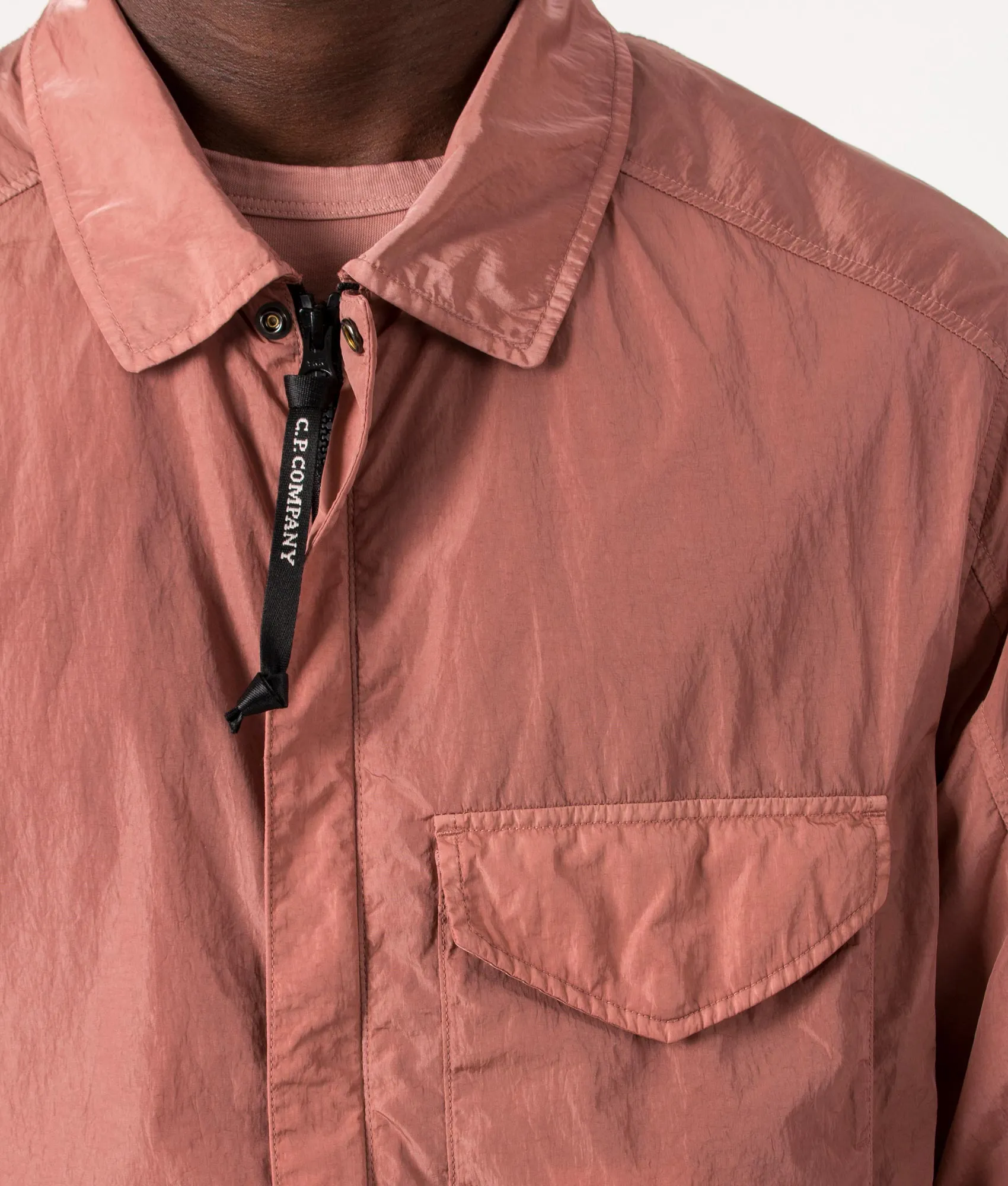 Zip Through Chrome-R Overshirt